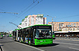 ЛАЗ-Е301D1 #2222 3-го маршрута на улице Вернадского возле станции метро "Проспект Гагарина"