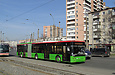 ЛАЗ-Е301D1 #2223 35-го маршрута на проспекте Героев Сталинграда возле улицы Троллейбусной