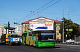 ЛАЗ-Е301D1 #2223 6-го маршрута на проспекте Гагарина возле Автовокзала