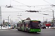 ЛАЗ-Е301D1 #3201 24-го маршрута на на Юбилейном проспекте на перекрестке с проспектом Льва Ландау