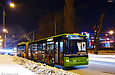 ЛАЗ-Е301D1 #3203 24-го маршрута на Московском проспекте в районе Московского путепровода