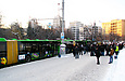 ЛАЗ-Е301D1 #3203 на площади Свободы во время презентации новых троллейбусов