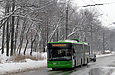ЛАЗ-Е301D1 #3203 34-го маршрута на улице Блюхера между улицами Тимуровцев и Гарибальди