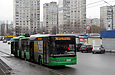 ЛАЗ-Е301D1 #3204 34-го маршрута на улице Валентиновской возле станции метро "Студенческая"