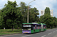 ЛАЗ-Е301D1 #3204 24-го маршрута на Юбилейном проспекте между улицей Познанской и проспектом Тракторостроителей