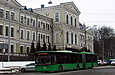 ЛАЗ-Е301D1 #3204 2-го маршрута на проспекте Независимости возле перекрестка с улицей Литературной
