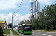 ЛАЗ-Е301D1 #3205 42-го маршрута на улице Валентиновской в районе остановки "Фармацевтический университет"