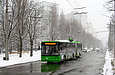 ЛАЗ-Е301D1 #3208 34-го маршрута на улице Блюхера возле конечной станции "Восточная Салтовка"