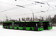 ЛАЗ-Е301D1 #3208 и #3222 в открытом парке Троллейбусного депо №3