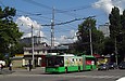 ЛАЗ-Е301D1 #3208 34-го маршрута на улице Валентиновской на перекрестке с улицей Гвардейцев Широнинцев