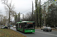 ЛАЗ-Е301D1 #3208 34-го маршрута на улице Валентиновской в районе улицы Светлой