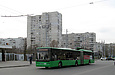 ЛАЗ-Е301D1 #3208 34-го маршрута на улице Валентиновской возле улицы Гвардейцев-Широнинцев