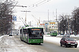 ЛАЗ-Е301D1 #3211 24-го маршрута на проспекте 50-летия ВЛКСМ в районе конечной станции "Микрорайон 602"