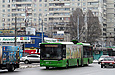 ЛАЗ-Е301D1 #3211 42-го маршрута на улице Валентиновской возле станции метро "Студенческая"