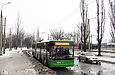 ЛАЗ-Е301D1 #3214 34-го маршрута прибыл на конечную станцию "Улица Героев труда"