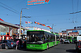 ЛАЗ-Е301D1 #3214 24-го маршрута на улице Амурской возле станции метро "Академика Барабашова"