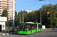 ЛАЗ-Е301D1 #3214 2-го маршрута на конечной станции "Ст. метро "Научная"