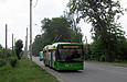 ЛАЗ-Е301D1 #3214 46-го маршрута на Московском проспекте между пробивкой улицы Роганской и улицей Плиточной