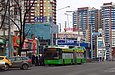 ЛАЗ-Е301D1 #3214 2-го маршрута на проспекте Науки возле станции метро "23 Августа"