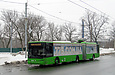 ЛАЗ-Е301D1 #3215 46-го маршрута на Московском проспекте возле конечной "Улица 12-го Апреля"