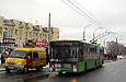 ЛАЗ-Е301D1 #3217 34-го маршрута на улице Валентиновской в районе проспекта Тракторостроителей