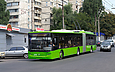 ЛАЗ-Е301D1 #3218 34-го маршрута на улице Блюхера возле станции метро "Студенческая"