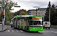 ЛАЗ-Е301D1 #3222 2-го маршрута на улице Академика Проскуры перед поворотом на Белгородское шоссе