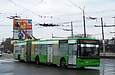 ЛАЗ-Е301D1 #3222 24-го маршрута на проспекте Юбилейном на перекрестке с проспектом Льва Ландау