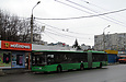 ЛАЗ-Е301D1 #3223 34-го маршрута на улице Валентиновской в районе улицы Академика Павлова