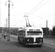 МТБ-82Д #104 4-го маршрута на проспекте Сталина (ныне Московский проспект) следует по Корсиковскому путепроводу