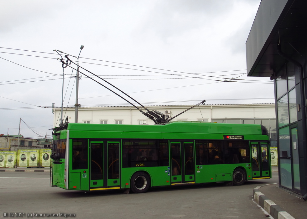 PTS 12 #2704 48-го маршрута на терминале возле станции метро "Героев Труда"