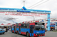 ROCAR-E217 #3006 24-го маршрута выезжает с улицы Амурской на проспект 50-летия ВЛКСМ