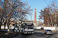 ROCAR-E217 #3016 выезжает с Симферопольского переулка на улицу Большую Гончаровскую