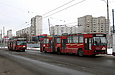 ROCAR-E217 #3022 и #3027 2-го маршрута на конечной станции "Проспект Победы"