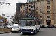 Škoda-14Tr18/6M #2401 12-го маршрута поворачивает с проспекта Гагарина на площадь Руднева
