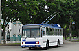 Škoda-14Tr18/6M #2407 поворачивает с проспекта Косиора на проспект Фрунзе
