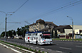 Škoda-14Tr18/6M #2407 5-го маршрута на проспекте Гагарина в районе улицы Чугуевской