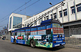Skoda-14Tr18/6M #2408 5-го маршрута на конечной станции "Улица Университетская"