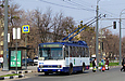 Skoda-14Tr18/6M #2413 6-го маршрута на проспекте Гагарина в районе улицы Красной Звезды
