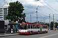 Škoda-15Tr13/6M #2503 1-го маршрута на проспекте Петра Григоренко перед отправлением от конечной "Ст. метро "Дворец спорта"