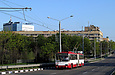 Škoda-15Tr13/6M #3102 2-го маршрута на проспекте Науки между улицами Минской и Отакара Яроша