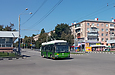 Škoda 24Tr #2801 18-го маршрута на проспекте Науки возле станции метро "Ботанический Сад"