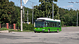 Škoda-24Tr #2801 18-го маршрута в переулке Балакирева возле конечной "Больница скорой помощи"