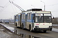 ЮМЗ-Т1 #2002 63-го маршрута на Коммунальном путепроводе