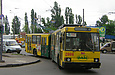 ЮМЗ-Т1 #2008 6-го маршрута поворачивает с улицы Вернадского на улицу Маломясницкую