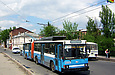ЮМЗ-Т1 #2009 3-го маршрута на улице Гамарника следует по Подольскому мосту через р. Харьков