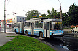 ЮМЗ-Т1 #2013 3-го маршрута на пробивке проспекта Гагарина в районе улицы Нетеченской