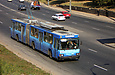 ЮМЗ-Т1 #2021 3-го маршрута на проспекте Гагарина возле железнодорожного путепровода