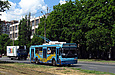 ЗИУ-682Г-016-02 #2303 3-го маршрута на проспекте Героев Сталинграда возле остановки "Троллейбусное депо №2"