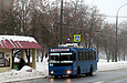 ЗИУ-682Г-016-02 #2308 3-го маршрута на проспекте Героев Сталинграда перед отправлением от остановки "Торговый комплекс"